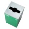 Alpine Industries Square Recycling Bin, 29 Gallons, Green Can, Mixed Opening Lid, for Mixed ALP4450-KIT-GRN-M-MIX - alternate 8
